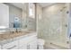 Bathroom with a large walk-in shower and marble vanity at 10191 E Diamond Rim Dr # 2122, Scottsdale, AZ 85255