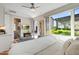 Guest bedroom with ensuite bathroom and backyard access at 10191 E Diamond Rim Dr # 2122, Scottsdale, AZ 85255