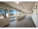 Covered patio with view of backyard and desert landscape at 1739 W Joy Ranch Rd, Phoenix, AZ 85086