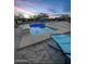 Inviting rectangular pool with water features at 1809 E Gwen St, Phoenix, AZ 85042