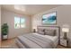 Main bedroom featuring a comfortable bed and stylish decor at 3605 W Bethany Home Rd # 21, Phoenix, AZ 85019