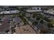 Aerial view of a town's streets and parking lots at 476 S Soho Ln # 2, Chandler, AZ 85225