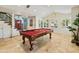 Game room with pool table and plenty of natural light at 5524 N 3Rd Ave, Phoenix, AZ 85013