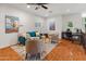 Bright office space with wood floors, comfortable seating, and built-in workspace at 5524 N 3Rd Ave, Phoenix, AZ 85013