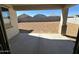 Large backyard with covered patio and open space at 27036 N 168Th Ln, Surprise, AZ 85387