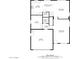 One-story home floor plan; 3 bedrooms and 2 baths at 398 W Lyle Ave, San Tan Valley, AZ 85140