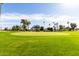 Expansive view of a lush green golf course at 543 S Desert Flower Dr, Mesa, AZ 85208