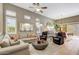 Bright and airy living room with a comfortable seating area at 7617 E Sands Dr, Scottsdale, AZ 85255