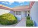 Welcoming entryway with walkway and landscaping at 14129 W Sky Hawk Dr, Sun City West, AZ 85375