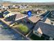 Aerial view showing home's location in a residential area at 18322 W Long Lake Rd, Goodyear, AZ 85338