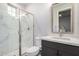 Clean bathroom with a shower, toilet and modern vanity at 1935 W El Cortez Trl, Phoenix, AZ 85085