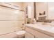 Bathroom with a tub, shower, and modern vanity at 6916 E Quince St, Mesa, AZ 85207