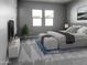 Spacious bedroom with large windows, neutral decor and plush carpet at 16068 W Questa Dr, Surprise, AZ 85387