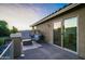 Private rooftop deck with seating and mountain views at 2811 E Dunbar Dr, Phoenix, AZ 85042