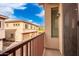 Private balcony overlooking community and mountain views at 42424 N Gavilan Peak Pkwy # 42206, Anthem, AZ 85086