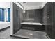 Spa-like bathroom with walk-in shower and soaking tub at 4739 N Scottsdale Rd # 2002, Scottsdale, AZ 85251