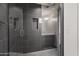 Clean and modern shower with glass enclosure at 4739 N Scottsdale Rd # 2002, Scottsdale, AZ 85251