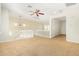 Bright and airy loft area with a ceiling fan and carpet flooring at 660 E Riviera Dr, Chandler, AZ 85249