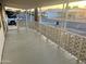 View of a covered patio with a wooden lattice at 11411 N 91St Ave # 156, Peoria, AZ 85345