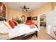 Bright bedroom with access to living room and large windows at 14575 W Mountain View Blvd # 11309, Surprise, AZ 85374