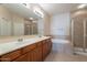 Double vanity bathroom with soaking tub and shower at 21320 N 56Th St # 2175, Phoenix, AZ 85054