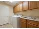 Laundry room with cabinets, sink, and washer/dryer hookups at 21320 N 56Th St # 2175, Phoenix, AZ 85054