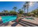 Relaxing pool and spa area with surrounding landscaping at 21320 N 56Th St # 2175, Phoenix, AZ 85054