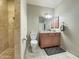 Clean bathroom with shower and updated vanity at 2311 N 103Rd Dr, Avondale, AZ 85392