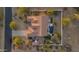 Bird's-eye view of a single story home, pool, and yard at 730 E Mesquite St, Phoenix, AZ 85086