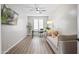 Spacious home office with wood-look floors and plenty of natural light at 730 E Mesquite St, Phoenix, AZ 85086