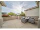 Relaxing patio area with fire pit and comfortable seating at 730 E Mesquite St, Phoenix, AZ 85086