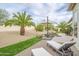 Spacious pool area with comfortable lounge chairs and patio at 730 E Mesquite St, Phoenix, AZ 85086