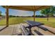 Picnic table under a shaded gazebo in the park at 1301 E Press Pl, San Tan Valley, AZ 85140