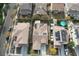 Aerial view of houses with solar panels on the roof at 14859 W Surrey Dr, Surprise, AZ 85379