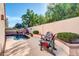 Relaxing pool area with comfortable seating and lush landscaping at 1731 W Dublin Ct, Chandler, AZ 85224