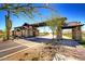 Gated community entrance with stonework and landscaping at 1829 N Red Clf, Mesa, AZ 85207