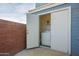 Outdoor laundry room with washer and dryer at 2301 E University Dr # 339, Mesa, AZ 85213