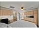Main bedroom with private access to the backyard and en-suite bathroom at 3533 N 159Th Ln, Goodyear, AZ 85395