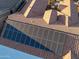Aerial view of home showing solar panels on the roof at 3533 N 159Th Ln, Goodyear, AZ 85395