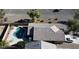 Aerial view showing house, pool, and car at 41550 W Cheyenne Ct, Maricopa, AZ 85138