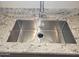 Stainless steel kitchen sink with granite countertop at 48111 N 7Th Ave, New River, AZ 85087