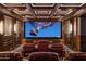 Luxurious home theater with large screen and comfortable seating at 6240 N 59Th Pl, Paradise Valley, AZ 85253