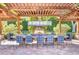 Covered outdoor dining area with large table and seating at 6240 N 59Th Pl, Paradise Valley, AZ 85253