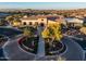 Resort-style community center with circular driveway at 15053 S 181St Dr, Goodyear, AZ 85338