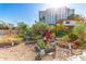 Community garden with various plants and decorations at 225 W 1St St # 124, Mesa, AZ 85201