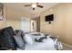 Comfortable bedroom featuring a king-size bed and ample space at 5350 E Deer Valley Dr # 3418, Phoenix, AZ 85054
