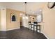Eat-in kitchen with breakfast bar and granite countertops at 5350 E Deer Valley Dr # 3418, Phoenix, AZ 85054