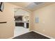 Kitchen with dark wood cabinets and granite countertops at 5350 E Deer Valley Dr # 3418, Phoenix, AZ 85054