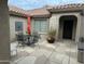 Private courtyard with seating area, perfect for outdoor enjoyment at 8846 E Copper Dr, Sun Lakes, AZ 85248