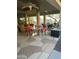Covered patio featuring a dining and seating area, ceiling fan at 8846 E Copper Dr, Sun Lakes, AZ 85248